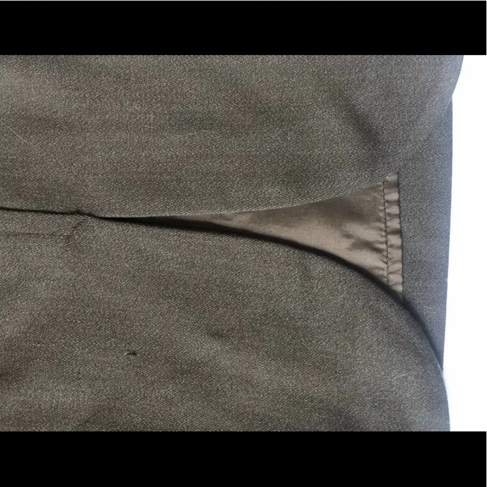 Giorgio Armani Wool Skirt, Brown, Size 40 It, 4 US